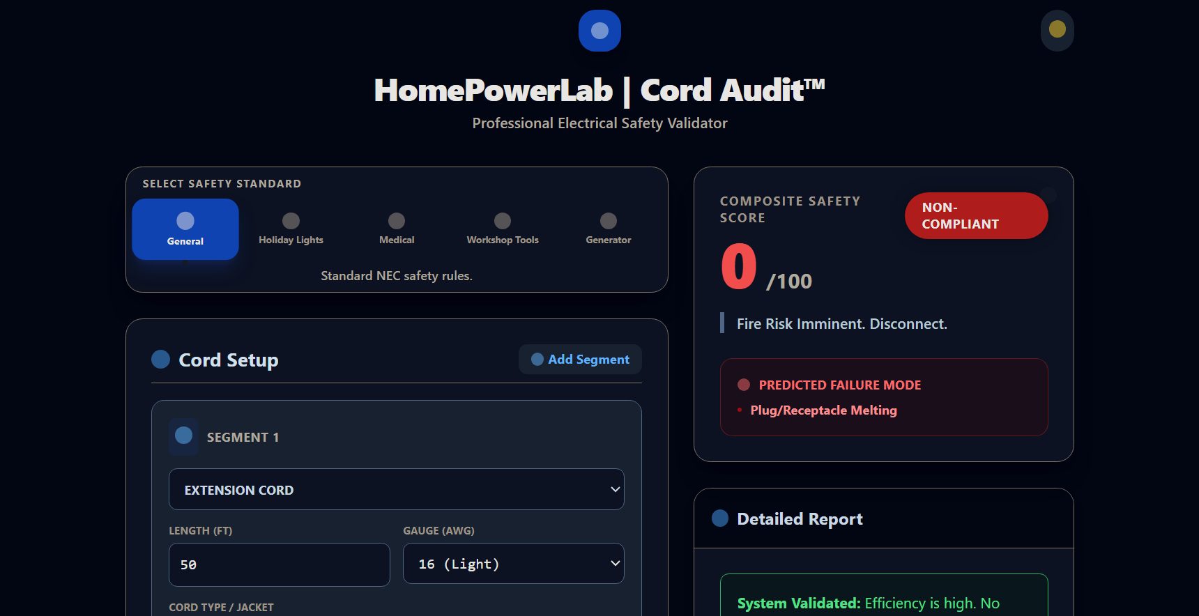 Cord Audit UI preview