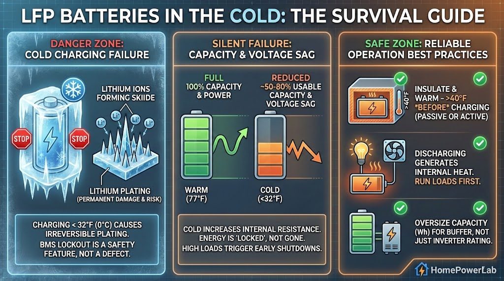 LFP Batteries in Cold Weather: Why They Fail and How to Use Them Safely