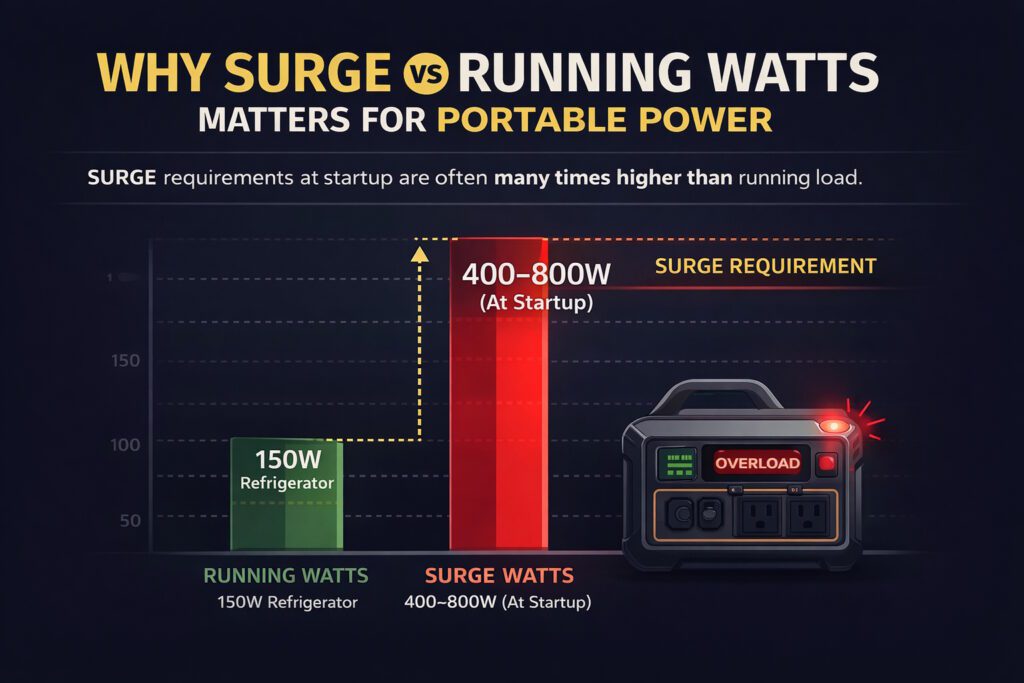 Why Surge Power Shuts Down Portable Power Stations