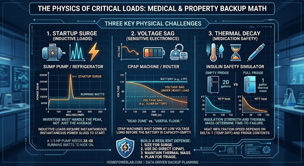The Physics of Critical Loads - Medical & Property Backup Math