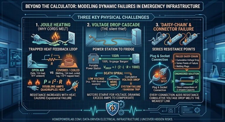 Emergency Electrical Safety - Modeling Voltage Drop & Thermal Failure