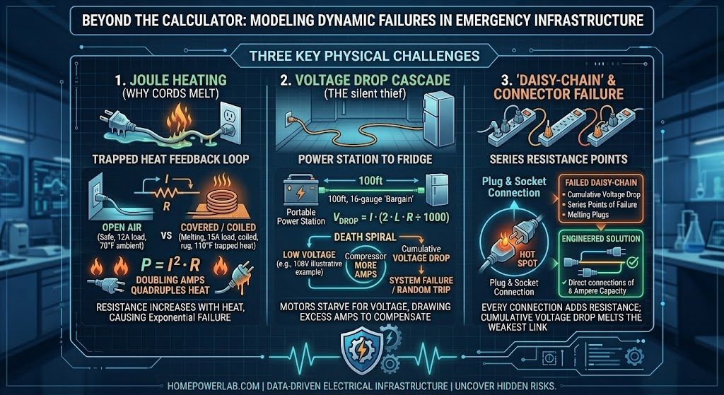 Emergency Electrical Safety - Modeling Voltage Drop & Thermal Failure